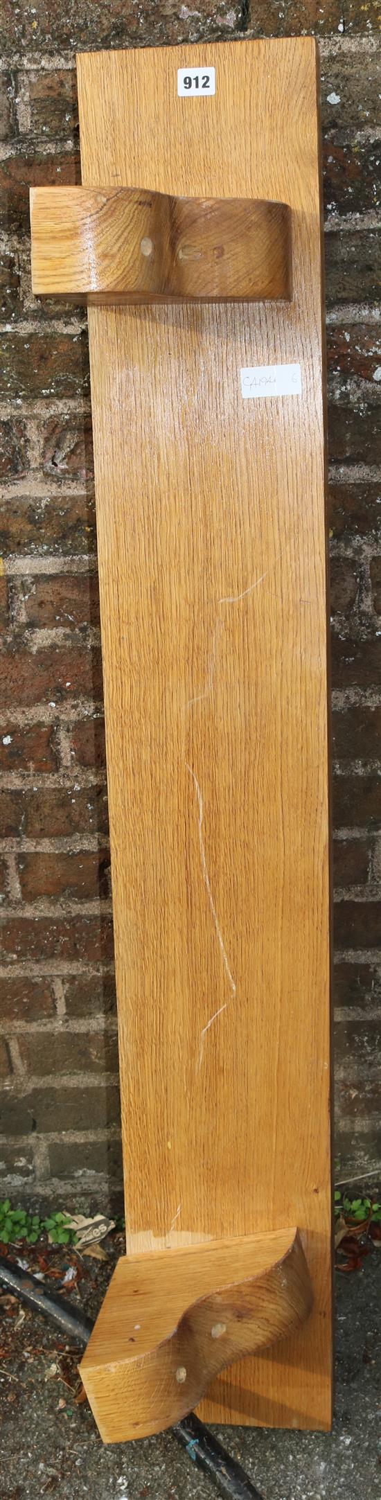 Wooden mantel